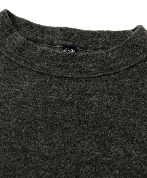 45R（フォーティファイブ・アール）45R (フォーティファイブ・アール) フロート縮絨deパフTシャツ グレー サイズ:Fの古着・服飾アイテム