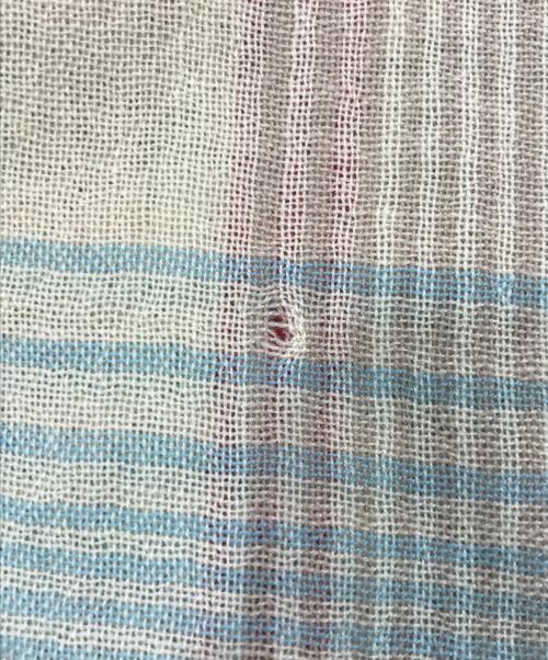 JOHNSTONS OF ELGIN（ジョンストンズオブエルガン）JOHNSTONS OF ELGIN (ジョンストンズオブエルガン) 大判コットンストール ベージュの古着・服飾アイテム