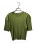 PLEATS PLEASE（プリーツプリーズ）の古着「プリーツSSカットソー」｜グリーン