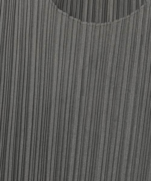 PLEATS PLEASE（プリーツプリーズ）PLEATS PLEASE (プリーツプリーズ) プリーツタンクカットソー グレー サイズ:3の古着・服飾アイテム