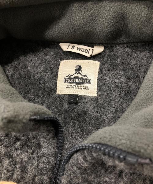 coldbreaker（コールドブレーカー）COLDBREAKER (コールドブレーカー) ボアブルゾン グレー サイズ:Ｌ 未使用品の古着・服飾アイテム