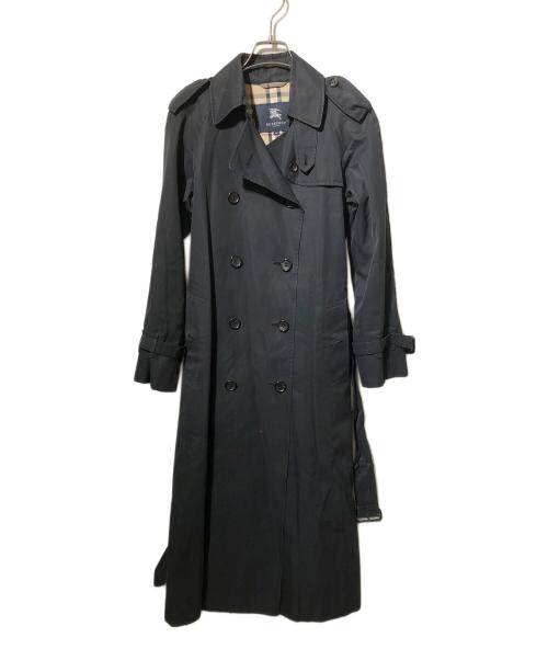 BURBERRY LONDON（バーバリーロンドン）BURBERRY LONDON (バーバリーロンドン) 裏ノヴァチェックトレンチコート ブラック サイズ:38の古着・服飾アイテム