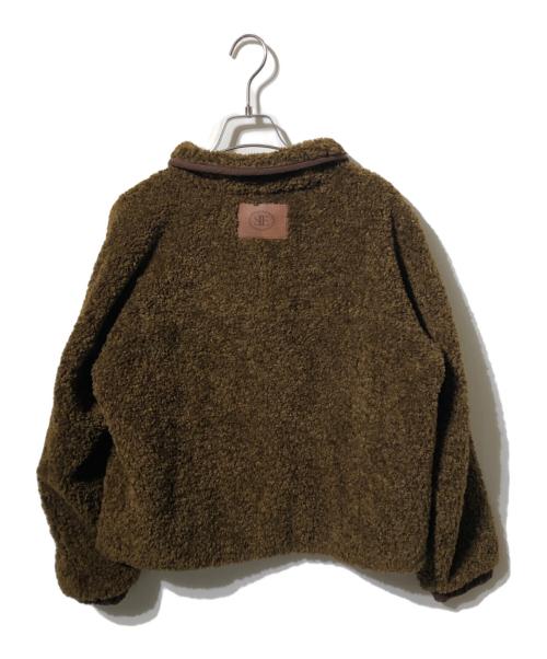 sienne（シエンヌ）sienne (シエンヌ) ボアジャケット ブラウン サイズ:Ｆの古着・服飾アイテム