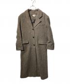 sienneシエンヌ）の古着「Roger Wool-Blend Coat（ロジャー　ウールブレンド　コート）/ウールコート」｜グレー