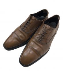 TOD'S（トッズ）の古着「ストレートチップシューズ」｜ブラウン