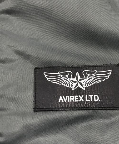 AVIREX（アヴィレックス）AVIREX (アヴィレックス) PEANUTS (ピーナッツ) リバーシブルフライトジャケット/MA-1 FLYING ACE オリーブ サイズ:Mの古着・服飾アイテム