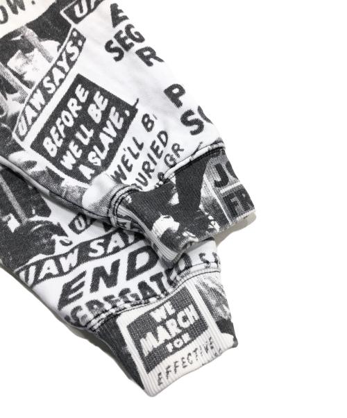 KITH（キス）KITH (キス) 総柄プルオーバーパーカー ブラック サイズ:Mの古着・服飾アイテム