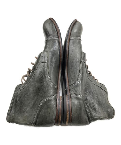 MIHARA YASUHIRO（ミハラヤスヒロ）MIHARA YASUHIRO (ミハラヤスヒロ) レザーブーツ グリーン サイズ:26の古着・服飾アイテム