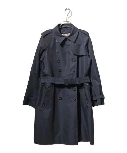 Aquascutum（アクアスキュータム）Aquascutum (アクアスキュータム) ライナー付トレンチコート ネイビー サイズ:10の古着・服飾アイテム
