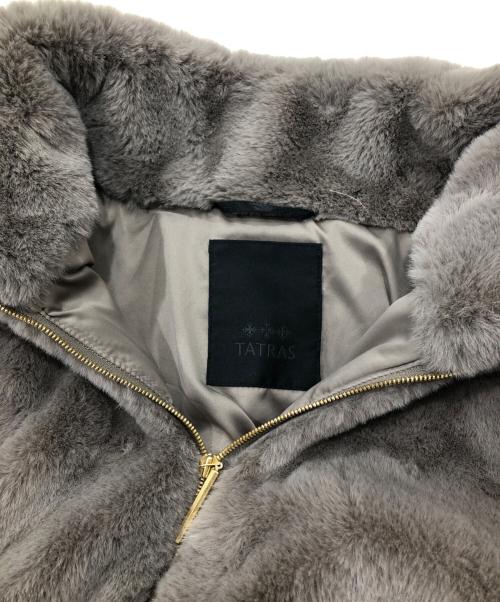 TATRAS（タトラス）TATRAS (タトラス) BARBRA ボアブルゾン（バルブラ　ボアブルゾン） ブラウン サイズ:2の古着・服飾アイテム