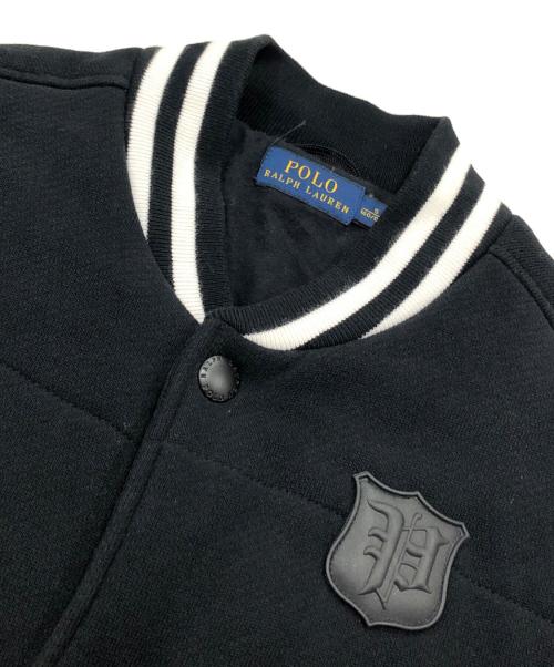 POLO RALPH LAUREN（ポロ・ラルフローレン）POLO RALPH LAUREN (ポロ・ラルフローレン) 袖切替ダウンスタジャン ネイビー サイズ:Sの古着・服飾アイテム