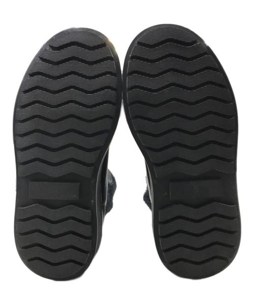 LANVIN en Bleu（ランバンオンブルー）LANVIN en Bleu (ランバンオンブルー) サイドゴアニットブーツ ブラック サイズ:Sの古着・服飾アイテム