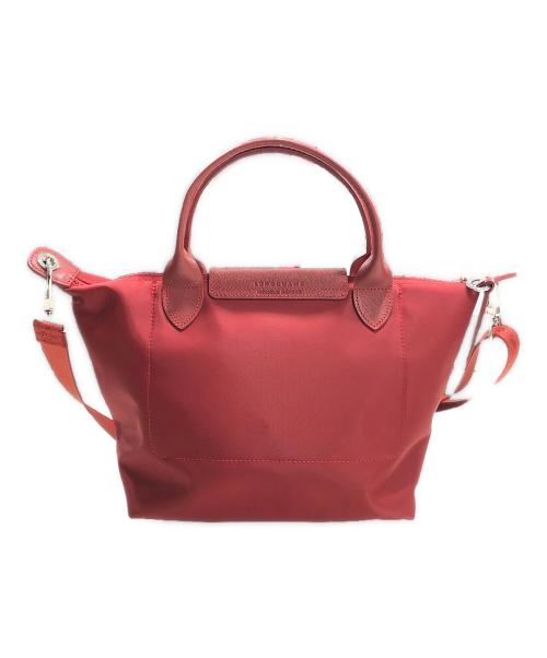 LONGCHAMP（ロンシャン）LONGCHAMP (ロンシャン) ル・プリアージュ ネオ S/2WAYショルダーバッグ レッドの古着・服飾アイテム