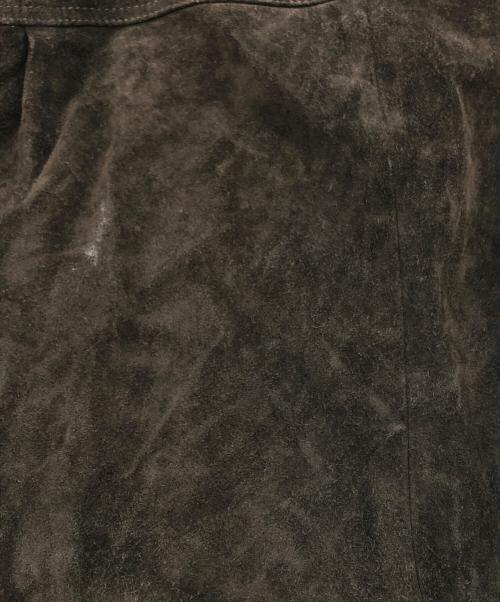 OLD GAP（オールドギャップ）OLD GAP (オールドギャップ) カウレザージャケット/スウェードジャケット ブラウン サイズ:Sの古着・服飾アイテム