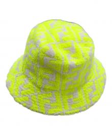 FENDI（フェンディ）の古着「モノグラム パイルバケットハット」｜イエロー