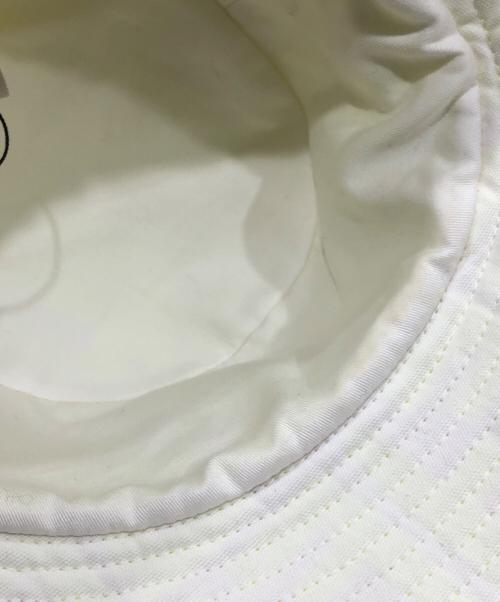 FENDI（フェンディ）FENDI (フェンディ) モノグラム パイルバケットハット イエローの古着・服飾アイテム