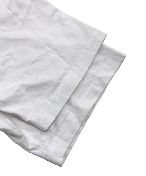kolor/BEACON（カラービーコン）kolor/BEACON (カラービーコン) カラー ドッキング 半袖 Tシャツ ホワイト サイズ:2の古着・服飾アイテム