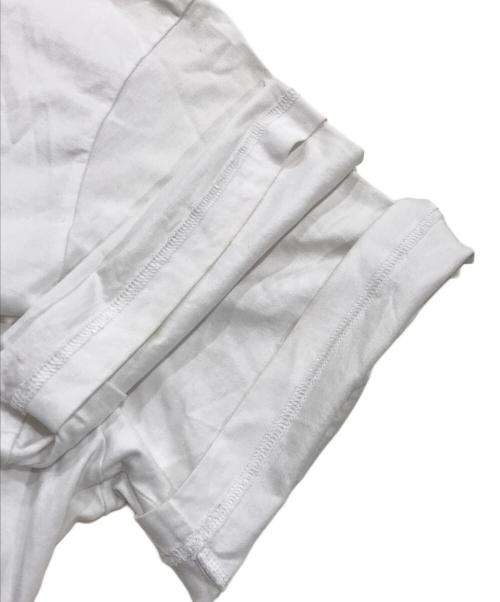 kolor/BEACON（カラービーコン）kolor/BEACON (カラービーコン) カラー ドッキング 半袖 Tシャツ ホワイト サイズ:2の古着・服飾アイテム