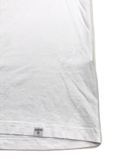 kolor/BEACON（カラービーコン）kolor/BEACON (カラービーコン) カラー ドッキング 半袖 Tシャツ ホワイト サイズ:2の古着・服飾アイテム