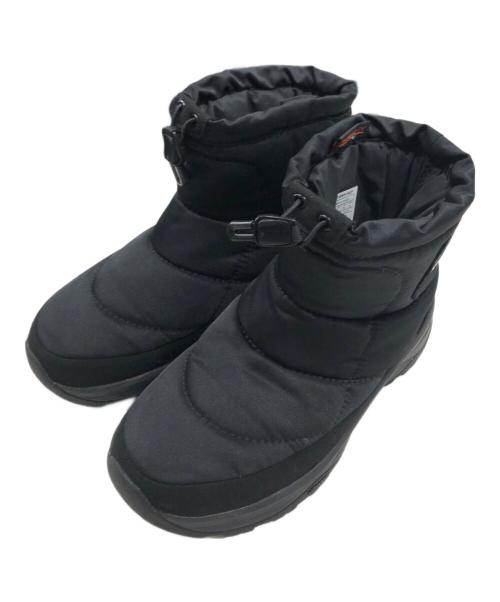 THE NORTH FACE（ザ ノース フェイス）THE NORTH FACE (ザ ノース フェイス) Nuptse Bootie WP Logo Short ブラック サイズ:US6/UK5/EU38の古着・服飾アイテム