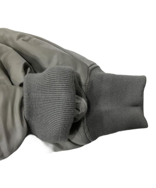 SALON adam et rope'（サロンアダムエロペ）SALON adam et rope' (サロンアダムエロペ) サイドジップミドルMA-1 グレー サイズ:Ｆの古着・服飾アイテム