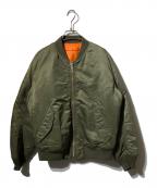 6(ROKU) BEAUTY&YOUTHロク ビューティーアンドユース）の古着「MA-1ジャケット」｜オリーブ