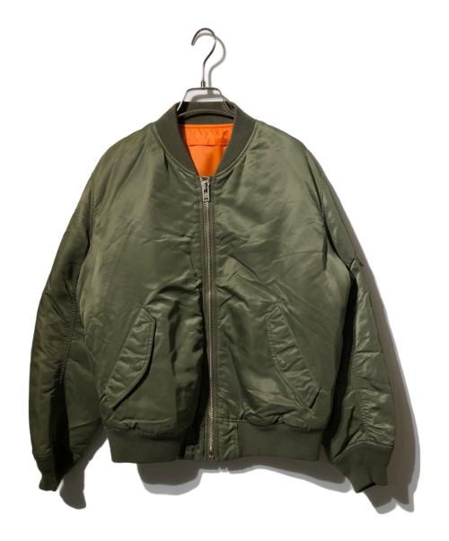 6(ROKU) BEAUTY&YOUTH（ロク ビューティーアンドユース）6(ROKU) BEAUTY&YOUTH (ロク ビューティーアンドユース) MA-1ジャケット オリーブ サイズ:38の古着・服飾アイテム