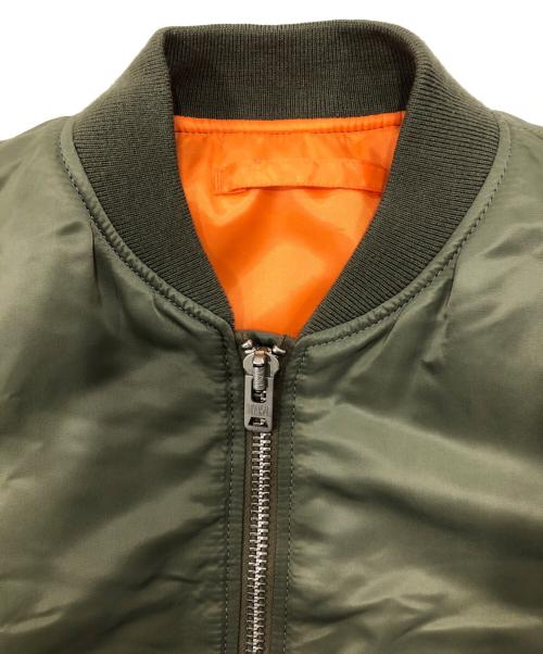 6(ROKU) BEAUTY&YOUTH（ロク ビューティーアンドユース）6(ROKU) BEAUTY&YOUTH (ロク ビューティーアンドユース) MA-1ジャケット オリーブ サイズ:38の古着・服飾アイテム