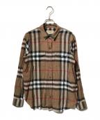 BURBERRYバーバリー）の古着「Check cotton shirt / ノヴァチェックコットンシアーシャツ」｜ブラウン