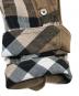 中古・古着 BURBERRY (バーバリー) Check cotton shirt / ノヴァチェックコットンシアーシャツ ブラウン サイズ:M：11000円