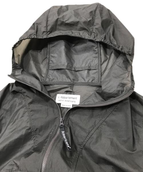 Americana（アメリカーナ）Americana (アメリカーナ) Nylon Jacket / ダブルジップナイロンジャケット ブラウン サイズ:FREEの古着・服飾アイテム