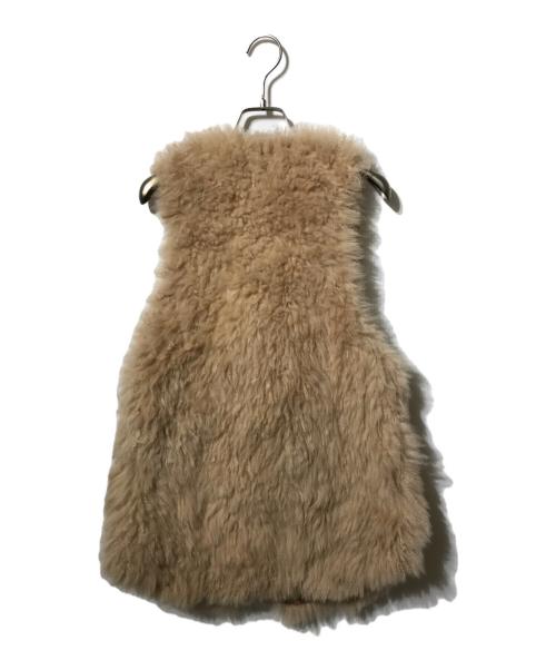 Ron Herman（ロンハーマン）Ron Herman (ロンハーマン) Fur Vest / ゴートファーベスト ベージュ サイズ:Sの古着・服飾アイテム