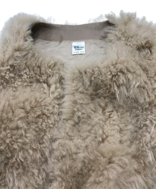 Ron Herman（ロンハーマン）Ron Herman (ロンハーマン) Fur Vest / ゴートファーベスト ベージュ サイズ:Sの古着・服飾アイテム