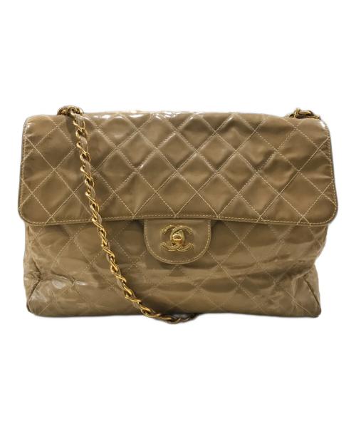 CHANEL（シャネル）CHANEL (シャネル) マトラッセ チェーンショルダーバッグ ベージュの古着・服飾アイテム