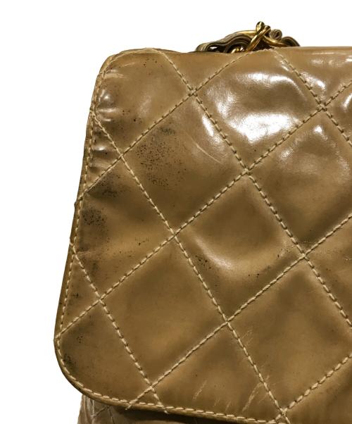 CHANEL（シャネル）CHANEL (シャネル) マトラッセ チェーンショルダーバッグ ベージュの古着・服飾アイテム