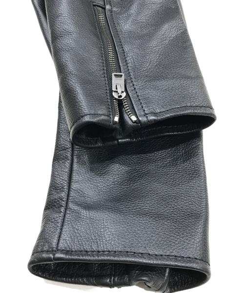 COACH（コーチ）COACH (コーチ) ライダース MOTO レザージャケット ブラック サイズ:Sの古着・服飾アイテム