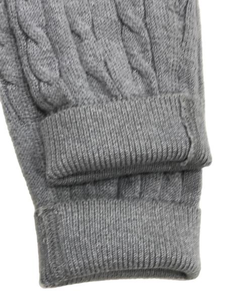 45R（フォーティファイブ・アール）45R (フォーティファイブ・アール) 超ガーゼケーブルニットソーの908クリュー グレー サイズ:FREEの古着・服飾アイテム