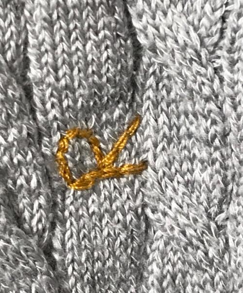 45R（フォーティファイブ・アール）45R (フォーティファイブ・アール) 超ガーゼケーブルニットソーの908クリュー グレー サイズ:FREEの古着・服飾アイテム