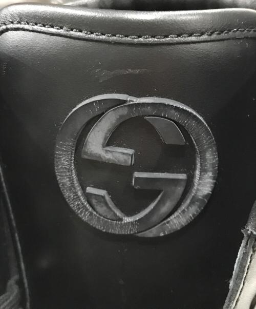 GUCCI（グッチ）GUCCI (グッチ) ハイカットスニーカー/ハラコ ブラウン サイズ:9 1/2の古着・服飾アイテム