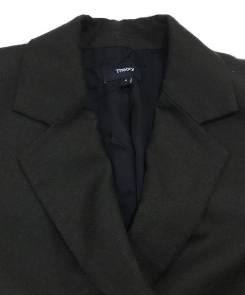 theory（セオリー）theory (セオリー) Sleek Flannel Slim ダブルジャケット カーキの古着・服飾アイテム