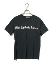 Hysteric Glamour（ヒステリックグラマー）の古着「ガールプリントTシャツ/クルーネック半袖Tシャツ」｜ブラック