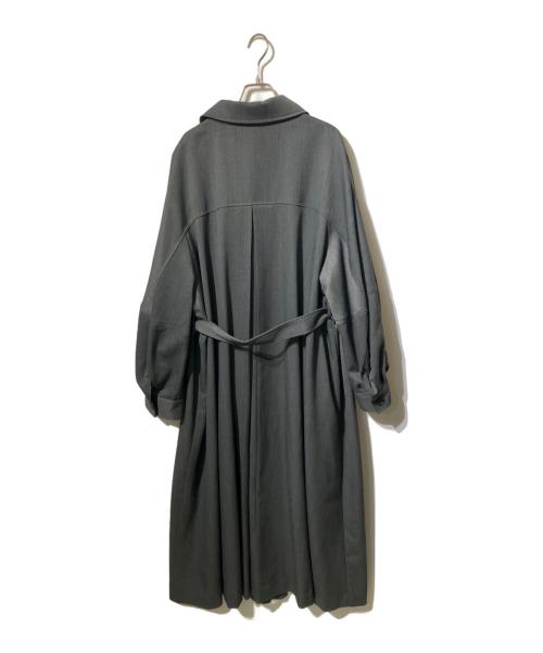 ETRE TOKYO（エトレトウキョウ）ETRE TOKYO (エトレトウキョウ) ウールチノコンシャススリーブトレンチコート グレー サイズ:Mの古着・服飾アイテム