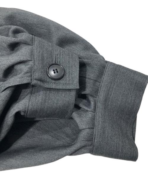 ETRE TOKYO（エトレトウキョウ）ETRE TOKYO (エトレトウキョウ) ウールチノコンシャススリーブトレンチコート グレー サイズ:Mの古着・服飾アイテム