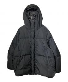 emmi atelier（エミアトリエ）の古着「サステナブルフーディーダウンジャケット」｜ブラック