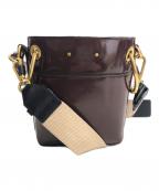 Chloeクロエ）の古着「ROY ロイ ミニ 2WAY レザーショルダーバッグ」｜ボルドー