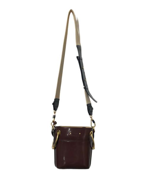 Chloe（クロエ）Chloe (クロエ) ROY ロイ ミニ 2WAY レザーショルダーバッグ ボルドーの古着・服飾アイテム
