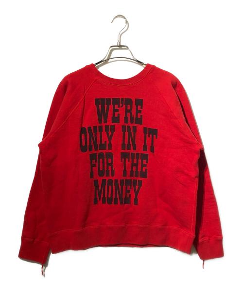 Godard haberdashery（ゴダール ハバダッシェリー）Godard haberdashery (ゴダール ハバダッシェリー) プリントスウェット レッド サイズ:Ｓの古着・服飾アイテム