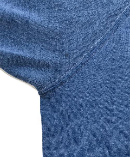 BALFOUR（バルフォア）BALFOUR (バルフォア) S/S プリント ラグランスウェット/半袖スウェット ブルー サイズ:Lの古着・服飾アイテム