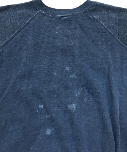 BALFOUR（バルフォア）BALFOUR (バルフォア) S/S プリント ラグランスウェット/半袖スウェット ブルー サイズ:Lの古着・服飾アイテム