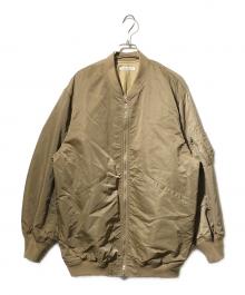 R'IAM-Plage（リアムプラージュ）の古着「MA1 LONGブルゾン」｜ブラウン